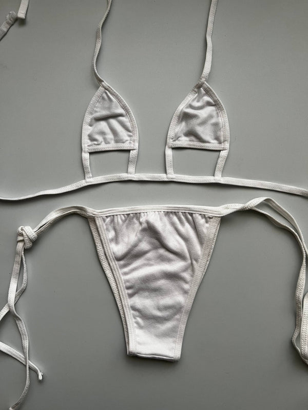 WHITE MICRO-BIKINI
