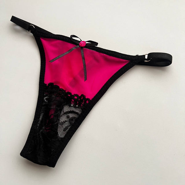 FUCHSIA MALLATEX THONG