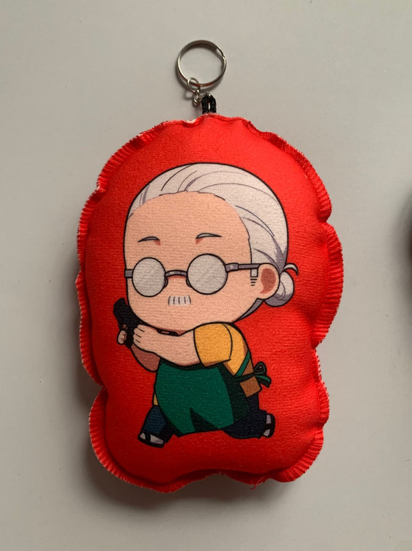 SAKAMOTO PLUSH KEYCHAIN