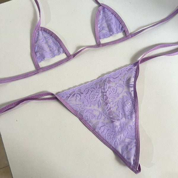 LILAC LACE SET