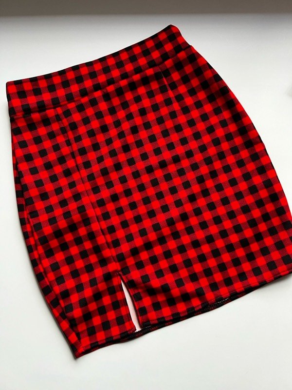 PLAID SKIRT