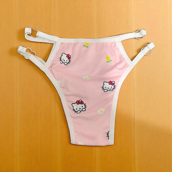 FANCY KITTY PINK THONG