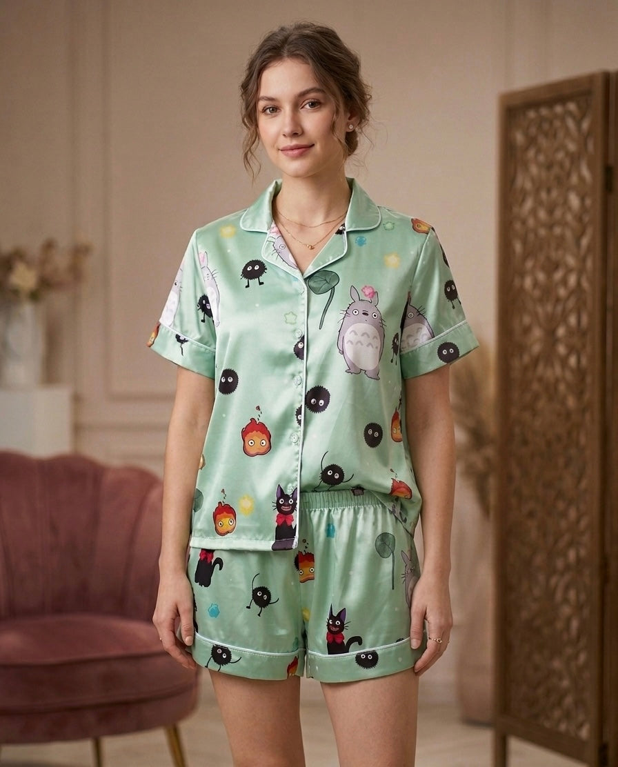 PIJAMA SATIN TOTORO