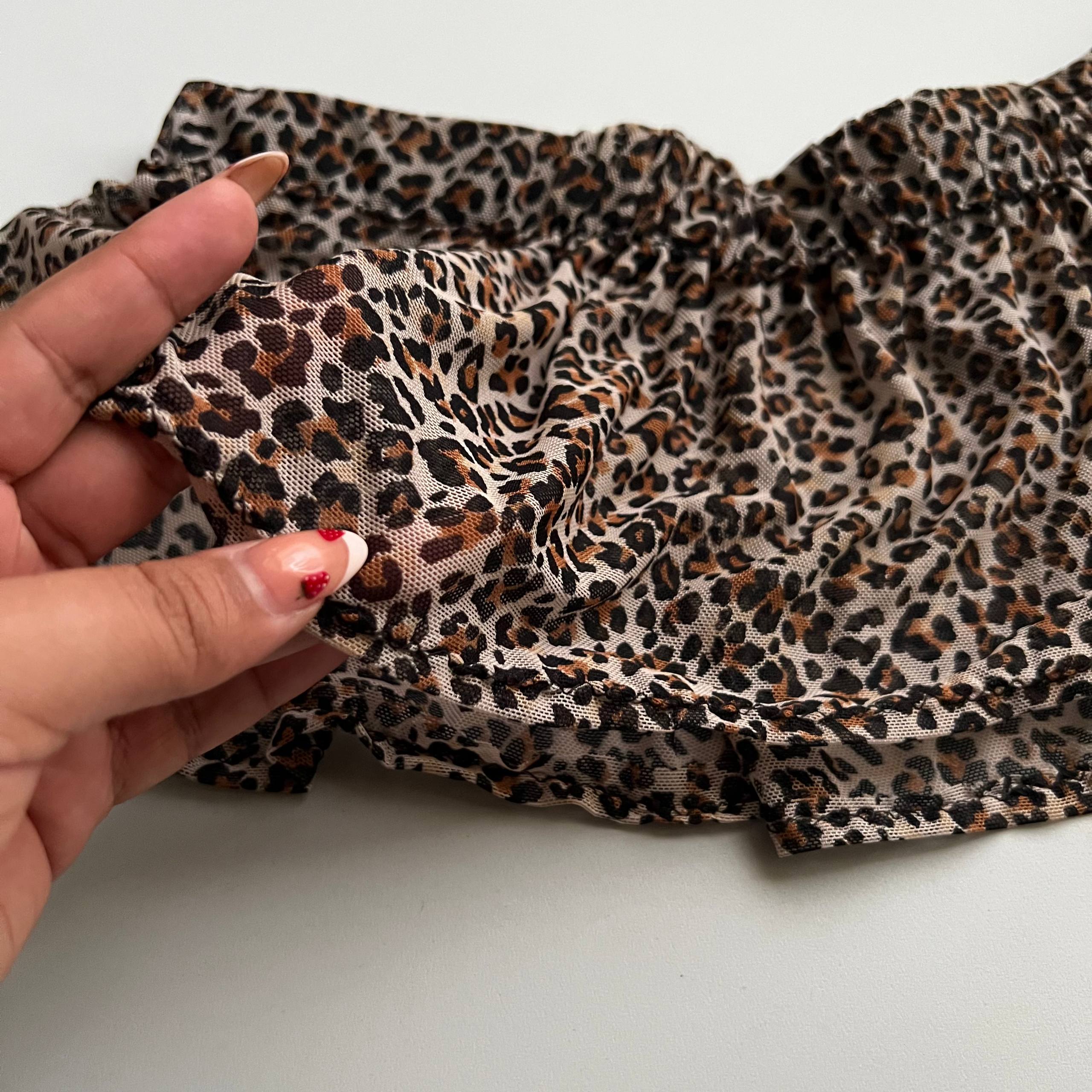 MESH TEX MINISKIRT