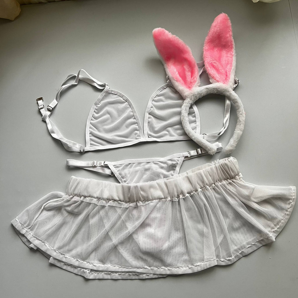 TRAJE CONEJITA MALLA