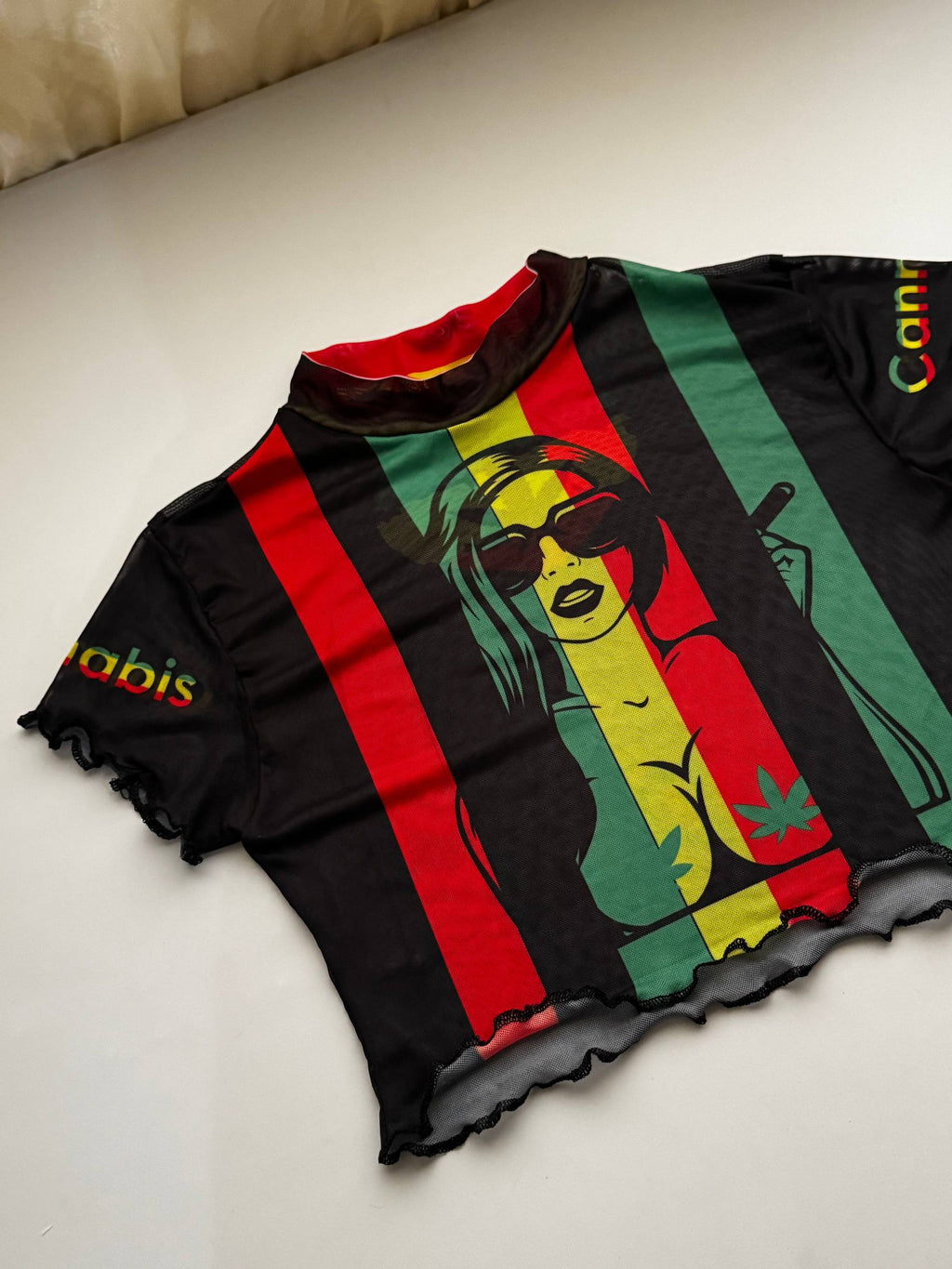MESH TEX REGGAE BLOUSE