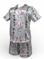 MANEKI-NEKO SATIN PAJAMAS