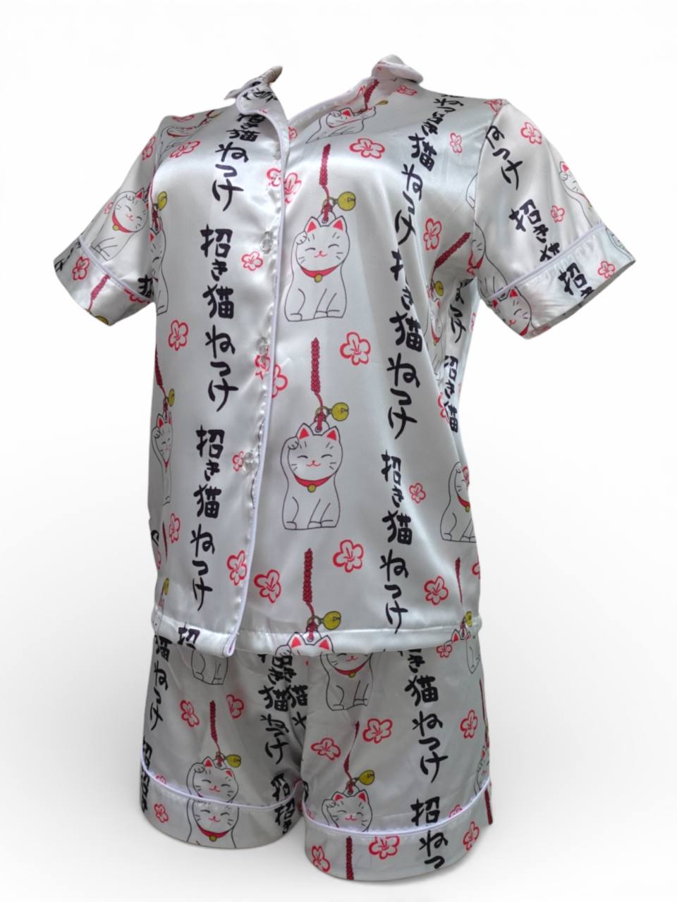MANEKI-NEKO SATIN PAJAMAS