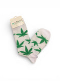 WHITE WEED SOCKS