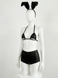 FAUX LEATHER BUNNY SET