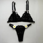 SET ENCAJE FLORAL