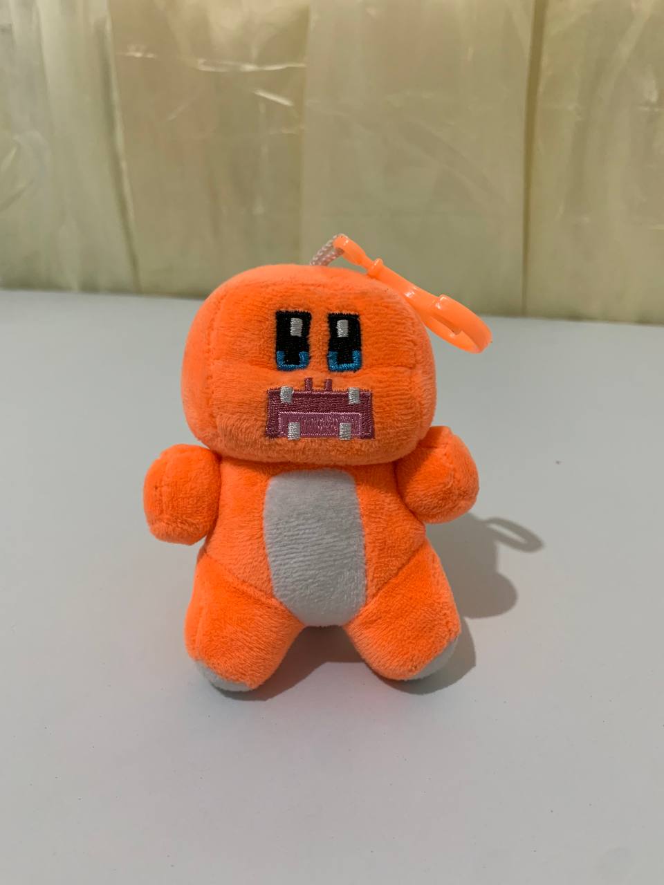 LLAVERO PELUCHE CHARMANDER MINECRAFT
