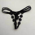 BLACK FAIRY THONG