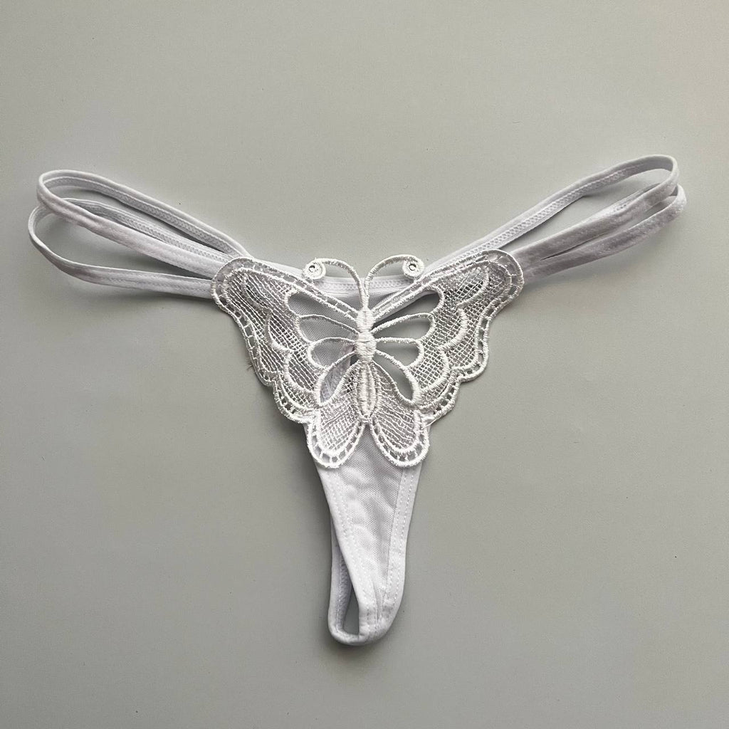 TANGA MARIPOSA BLANCA
