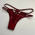 TANGA ENCAJE VINOTINTO