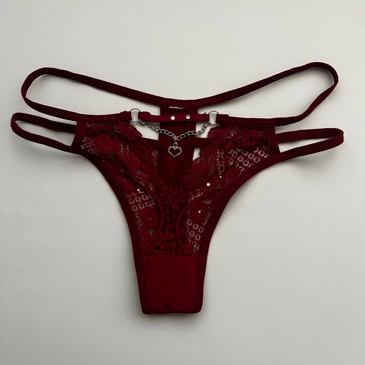 TANGA ENCAJE VINOTINTO