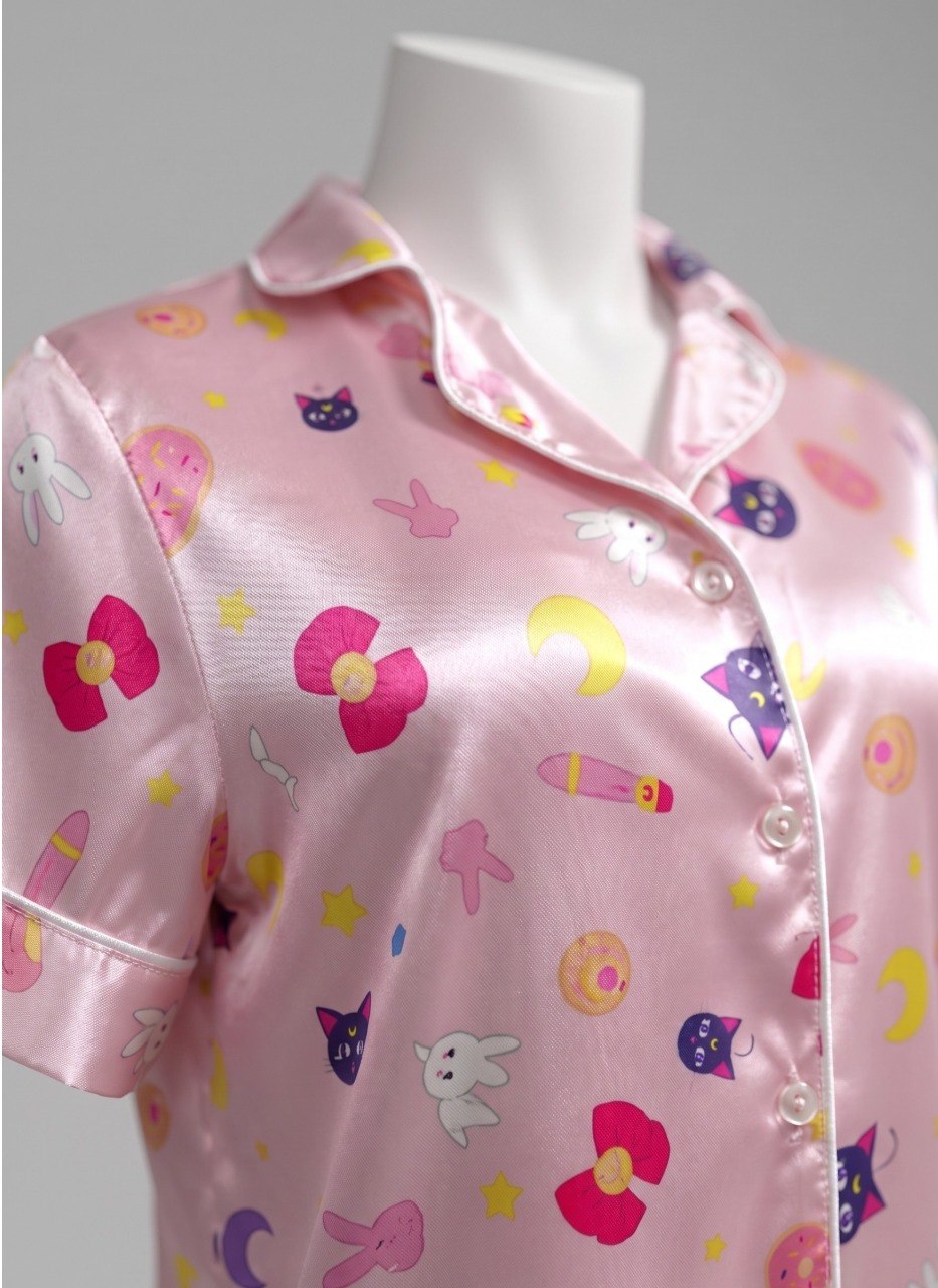 SATIN SAILOR MOON PAJAMAS