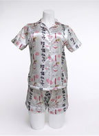 MANEKI-NEKO SATIN PAJAMAS