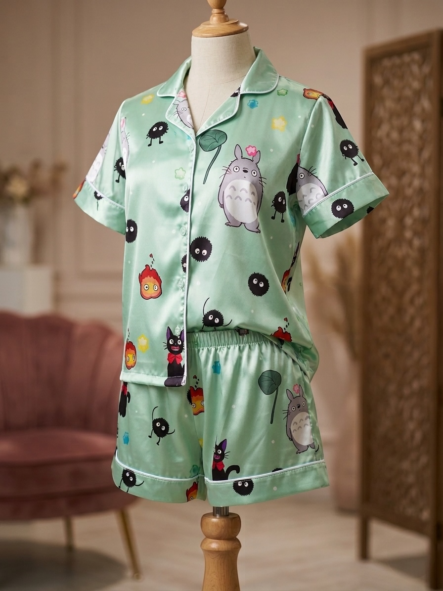 PIJAMA SATIN TOTORO