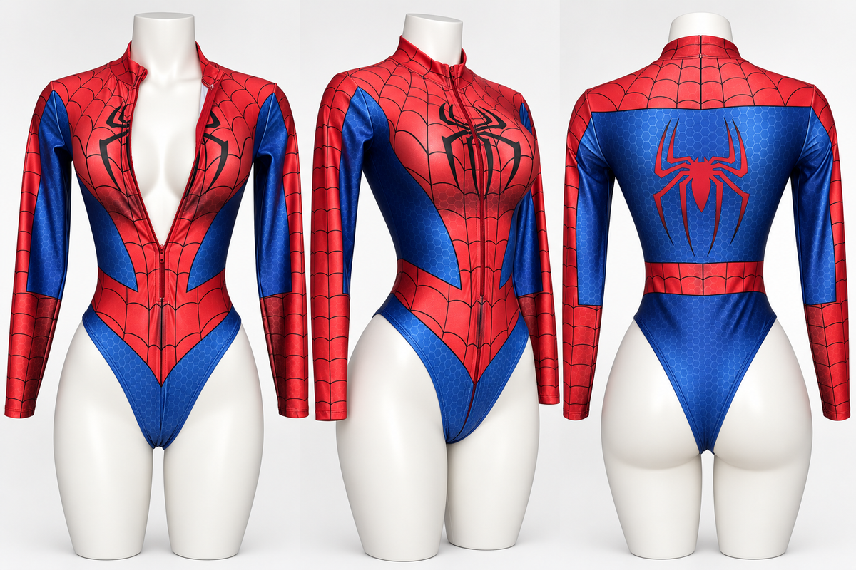 LONG SLEEVE SPIDERMAN BODYSUIT