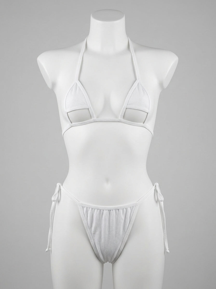 WHITE MICRO-BIKINI