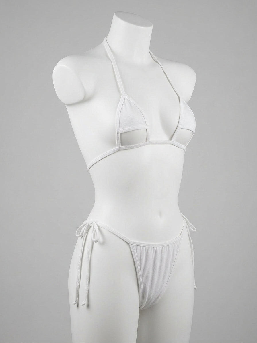WHITE MICRO-BIKINI