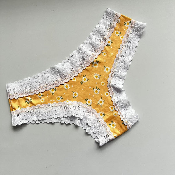 YELLOW FLOWER PANTY