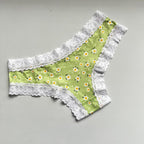 PANTY FLORES VERDE