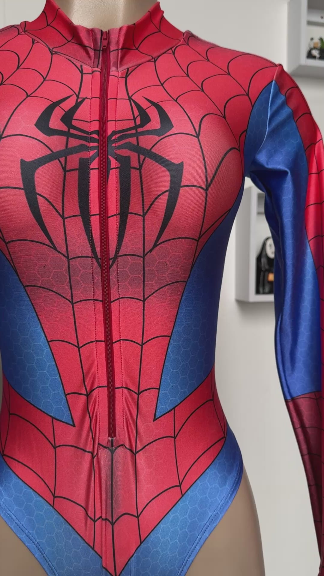 LONG SLEEVE SPIDERMAN BODYSUIT