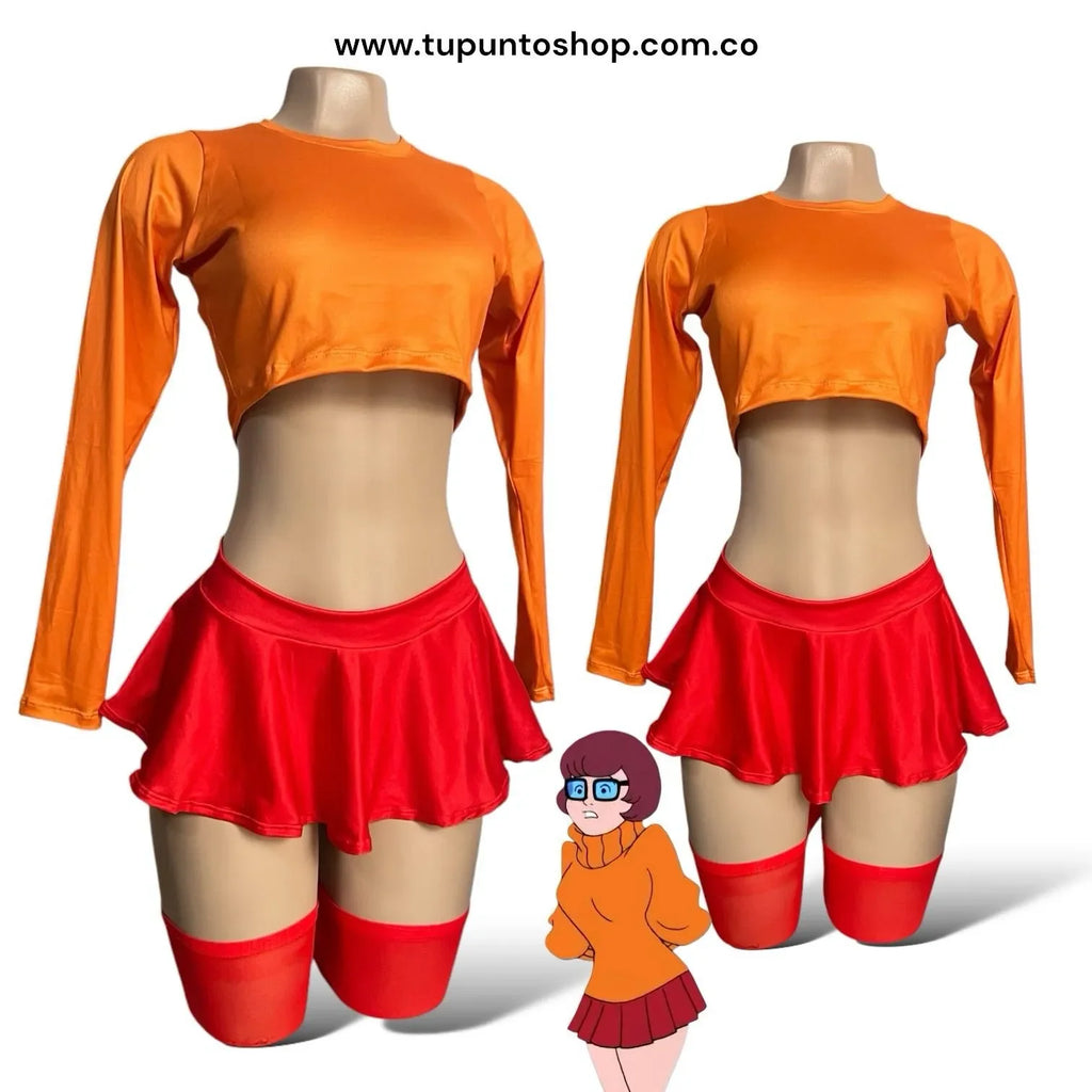 TRAJE VELMA CON MEDIAS✨4PIEZAS