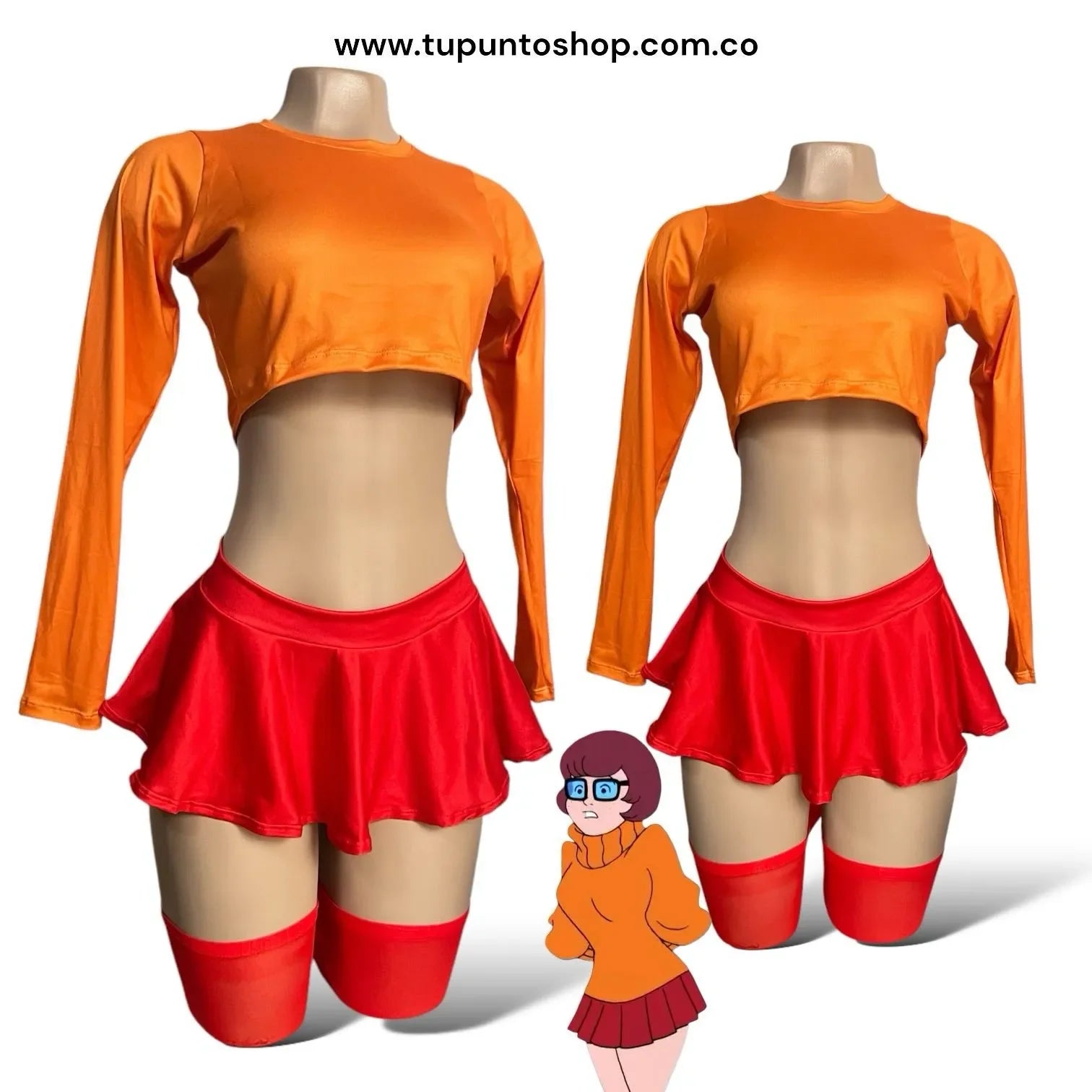 TRAJE VELMA CON MEDIAS✨4PIEZAS