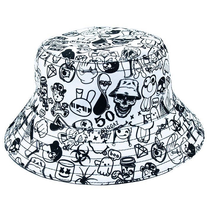 Tóxic blanco y negro BUCKET