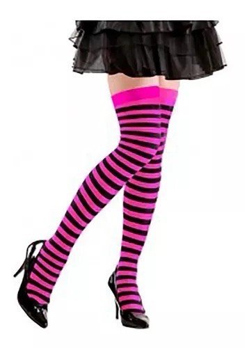 FUCHSIA THIGH-HIGH BOOTS
