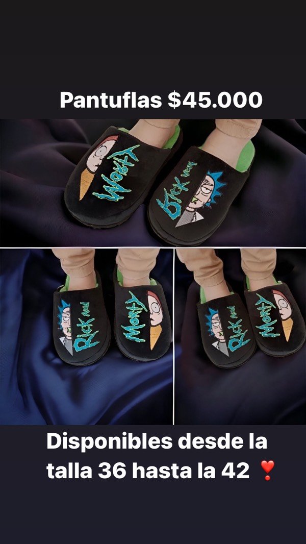 PANTUFLAS RICKANDMORTY