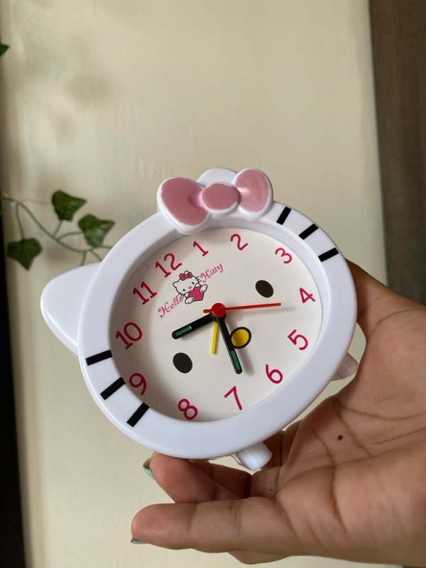 RELOJ DESPERTADOR KITTY
