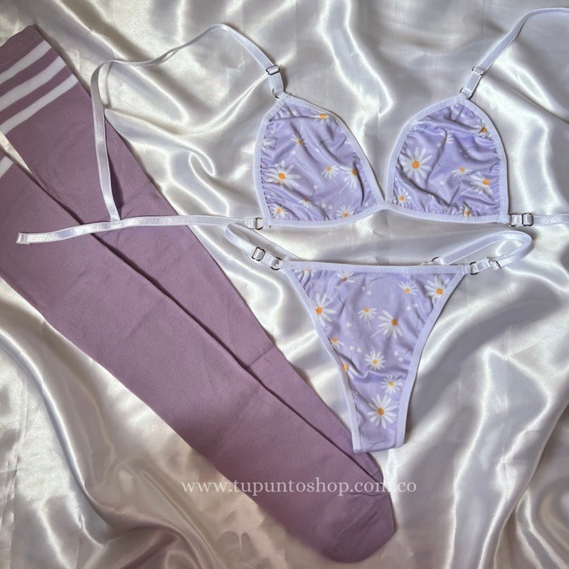 BIKINI + MEDIAS MARGARITA