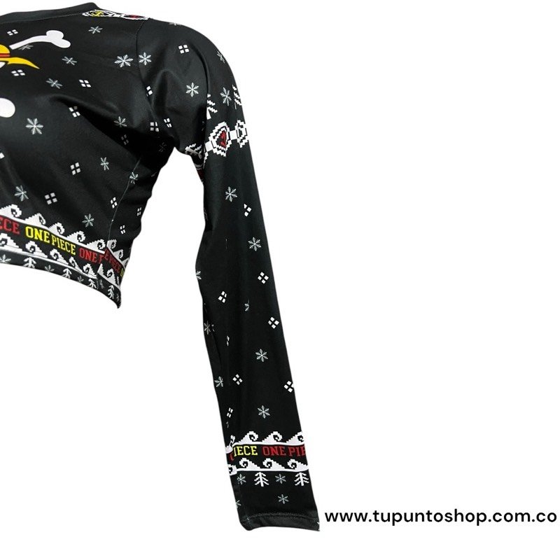 ONE-PIECE CROPPED SWEATSHIRT