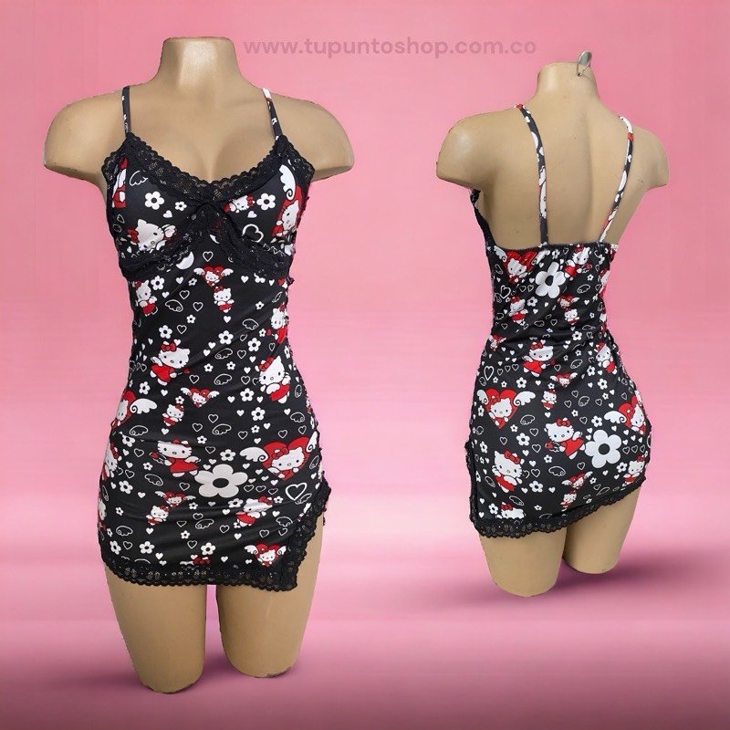 VESTIDO BLONDA HELLOKITTY NG