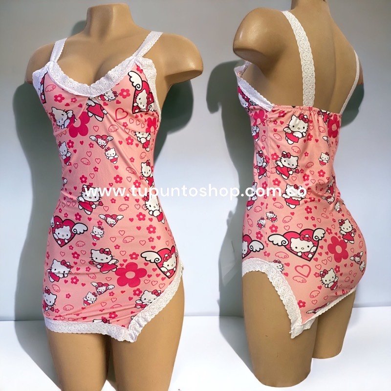 VESTIDO BLONDA KITTY ROSA