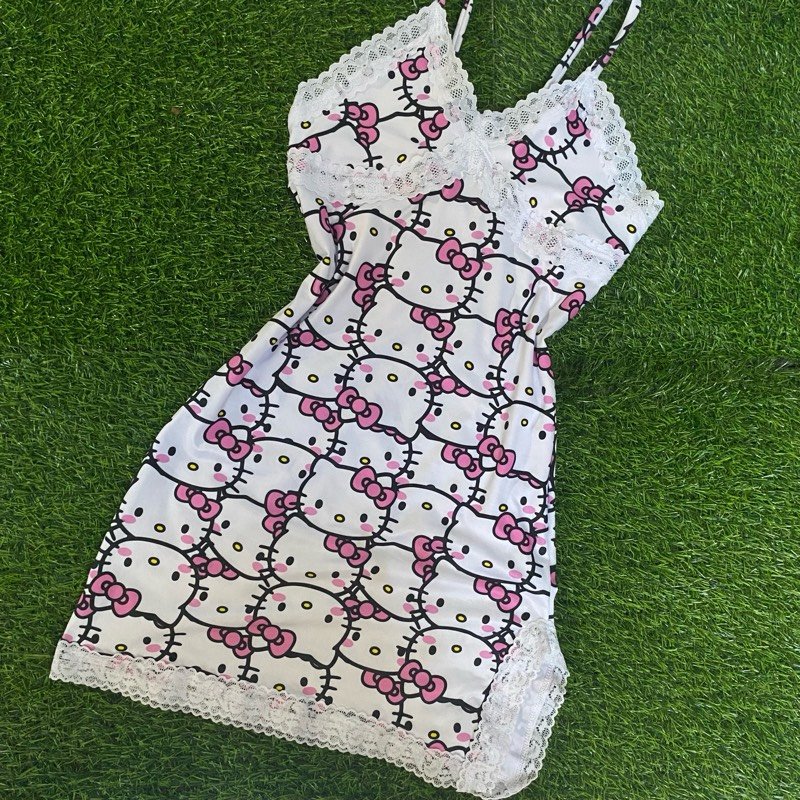 VESTIDO BLONDA KITTY BLANCO