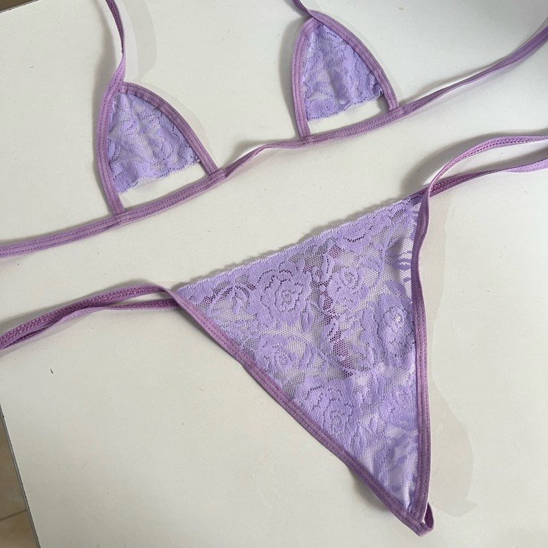 LILAC LACE SET