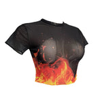 BLUSA MALLA LLAMAS