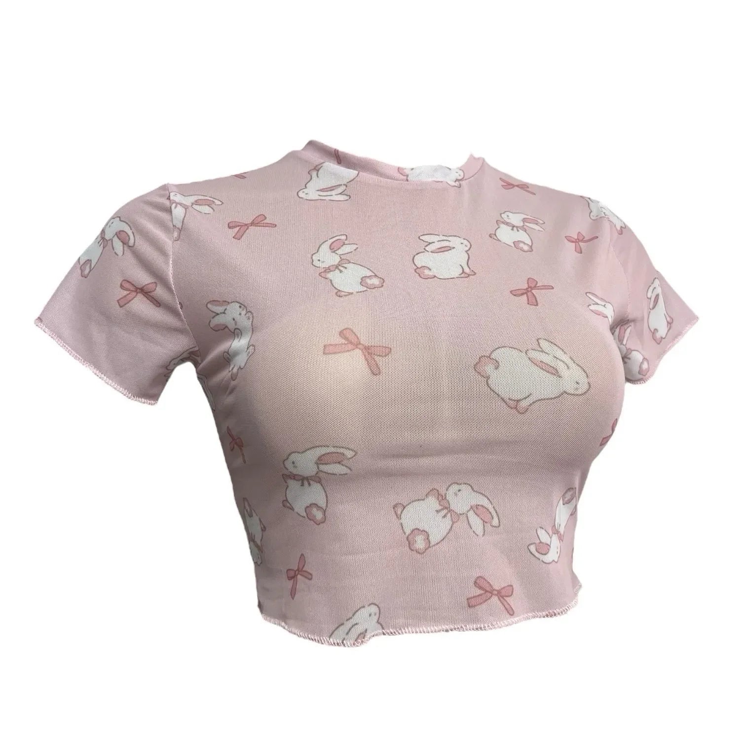 BUNNY MESH BLOUSE