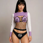 TRAJE HINATA+ MALLA CUERPO COMPLETO