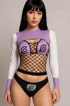TRAJE HINATA+ MALLA CUERPO COMPLETO