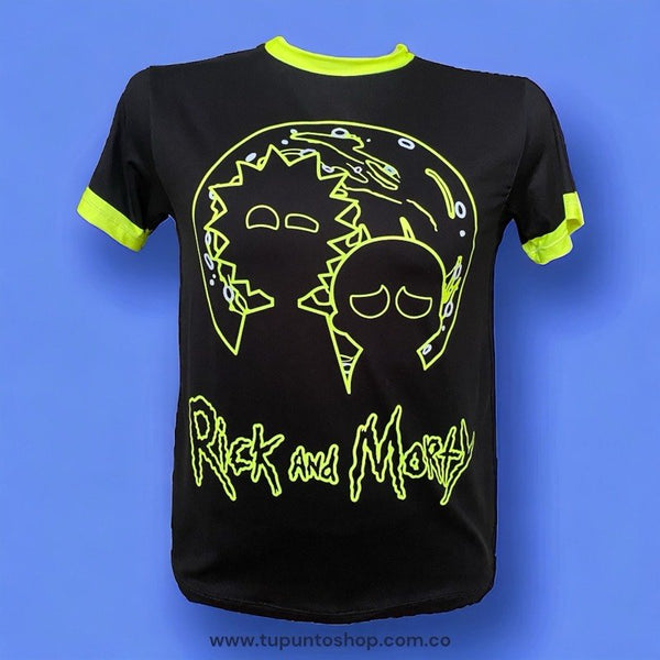 NEON RICK AND MORTY SHIRT