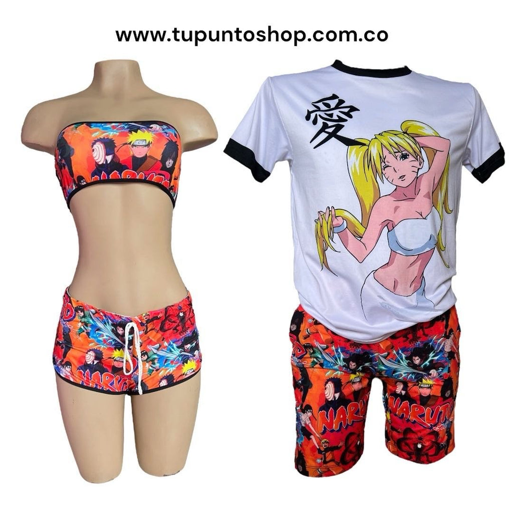 DÚO PIJAMA NARUTO