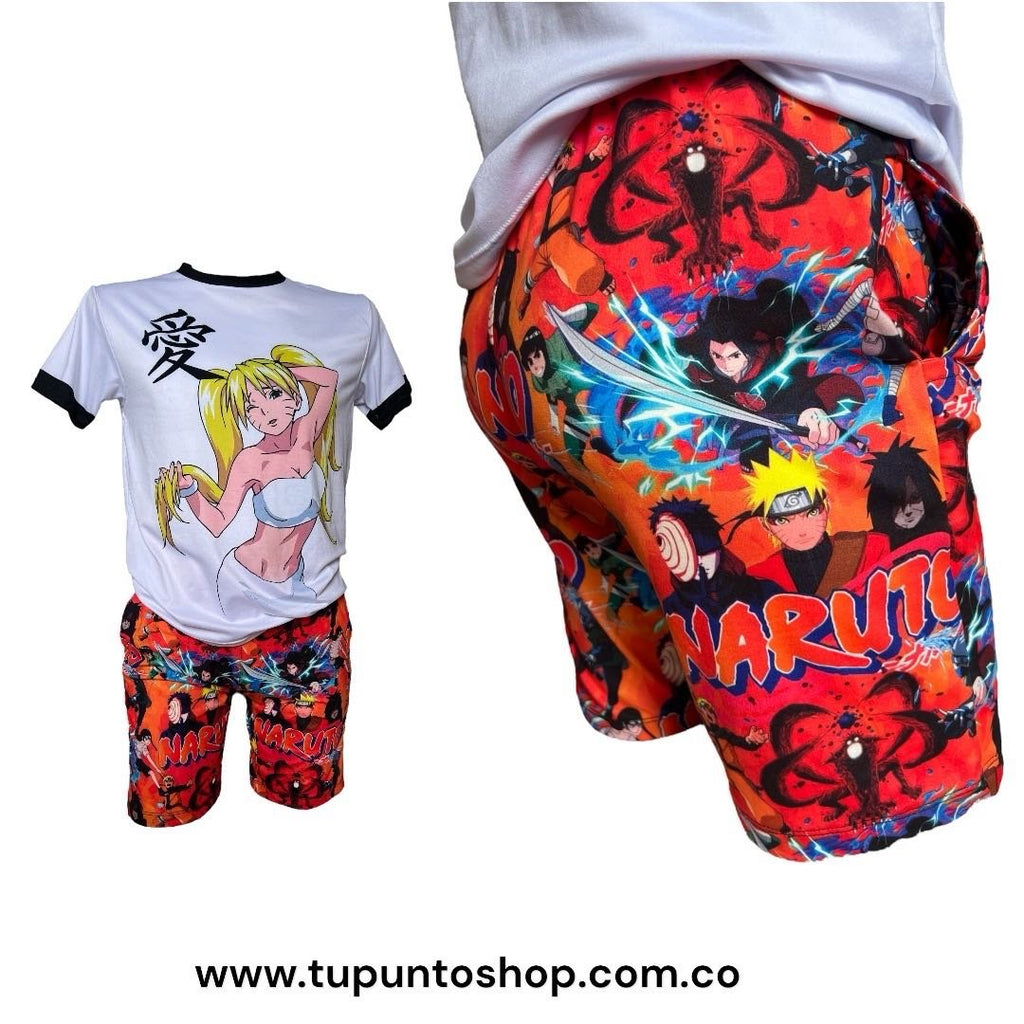 DÚO PIJAMA NARUTO