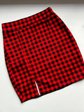 PLAID SKIRT