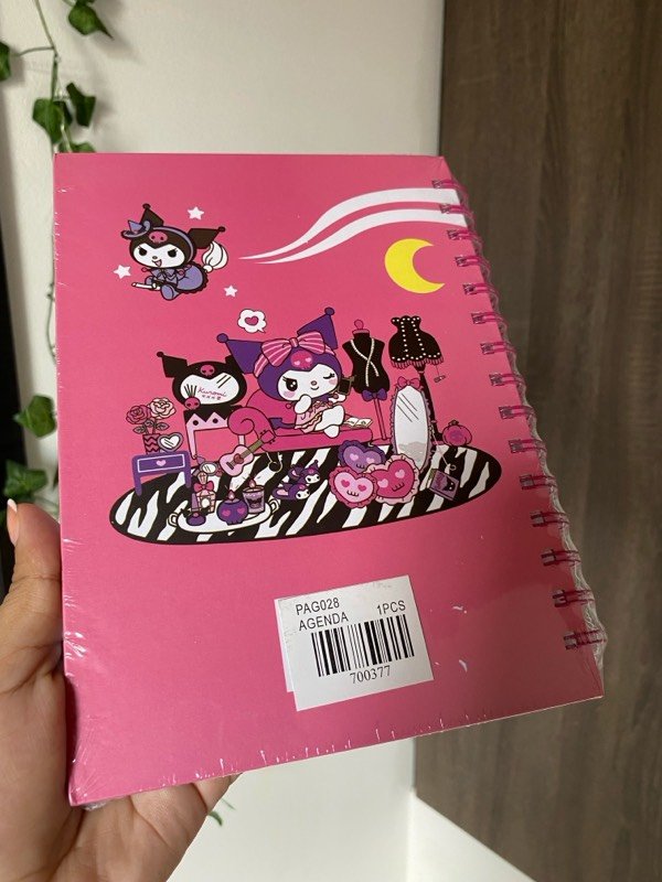 CUADERNO KUROMI ARGOLLADO